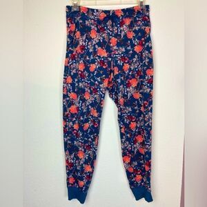 Cozy, warm, Floral joggers w/ pockets slouchy, high waist sweat pants